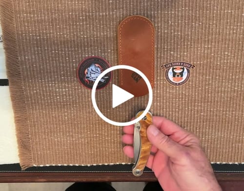 Customer video review of QSP Dolphin Mirror Polish Pocket Knife 14C28N 3.15"
