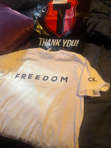 Customer photo review of Freedom CK T-Shirt