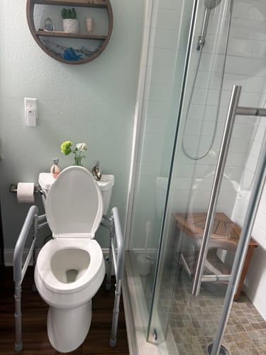 Customer photo review of Toilet Safety Rail (350lb)