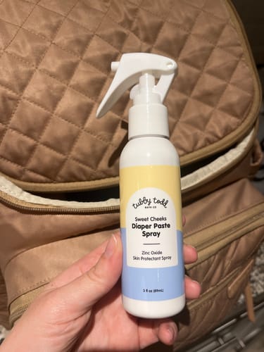 Customer photo review of Sweet Cheeks Diaper Paste Spray