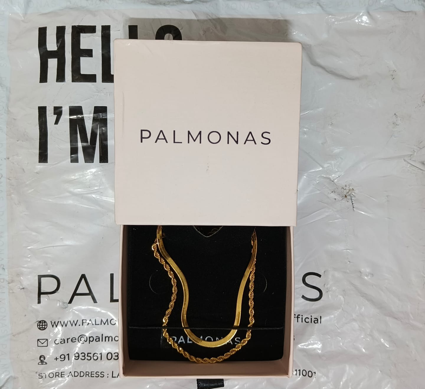 Customer photo review of Rope N Snake Chain