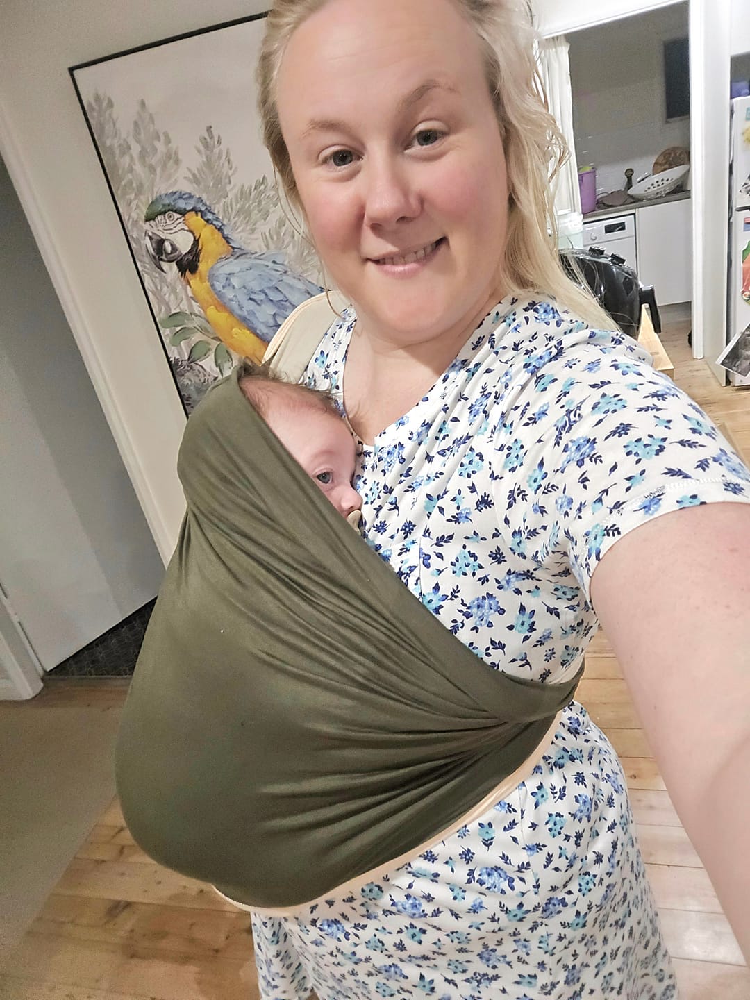 Customer photo review of Mama's Bonding Comforter