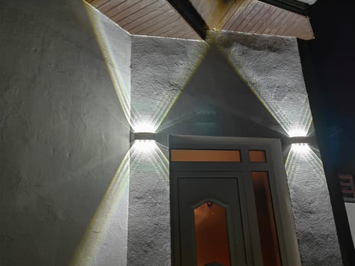 Customer photo review of Aplica LED 8W TRIO Exterior Neagra