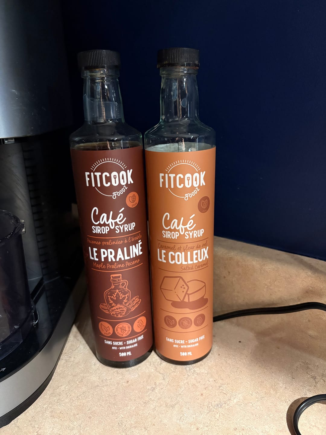 Customer photo review of Fitcook Foodz - Sirop pour Café 500ml