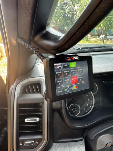 Customer photo review of CMM Offroad RAM Truck Apillar Ball Mount