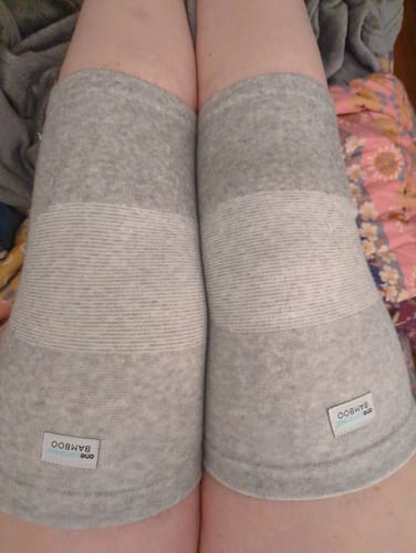 Customer photo review of Premium Bamboo Knee Sleeve (Single)