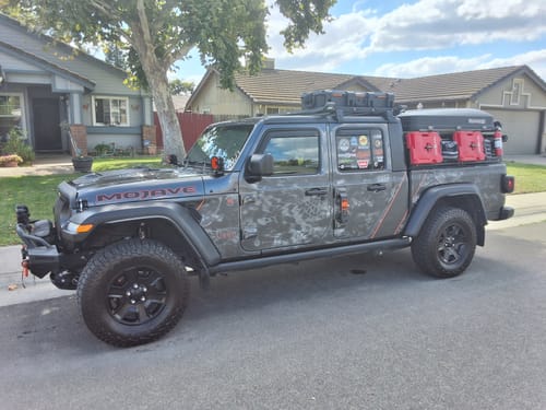 Customer photo review of Gladiator JT Kryptek Typhon Limited Edition Removable Trail Armor