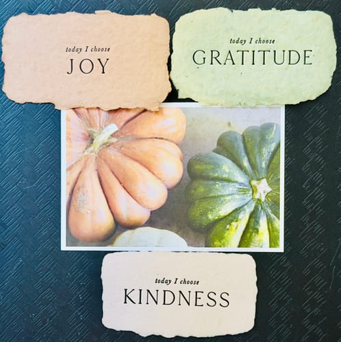 Customer photo review of today I choose kindness intention card