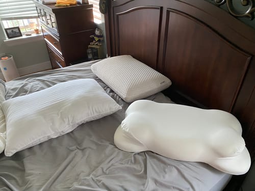Customer photo review of Cloud Cooling Pillow Case