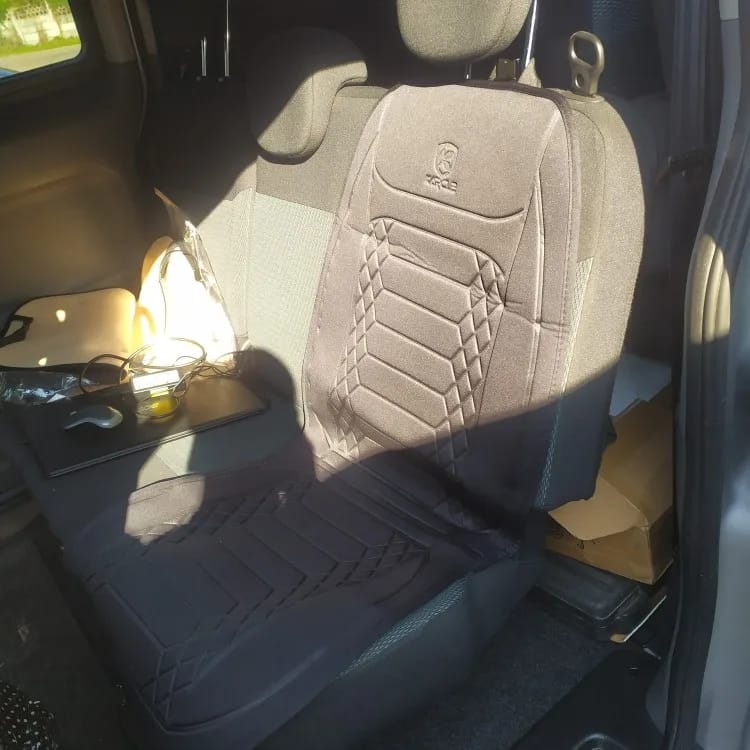 Customer photo review of Beheizte Autositzauflage