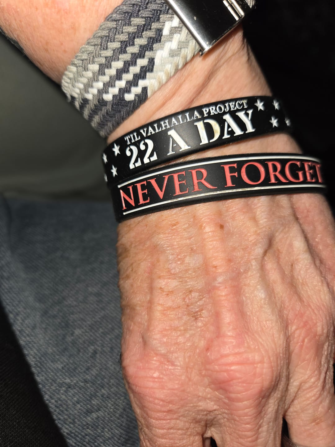 Customer photo review of 22 A Day - Silicone Bracelet