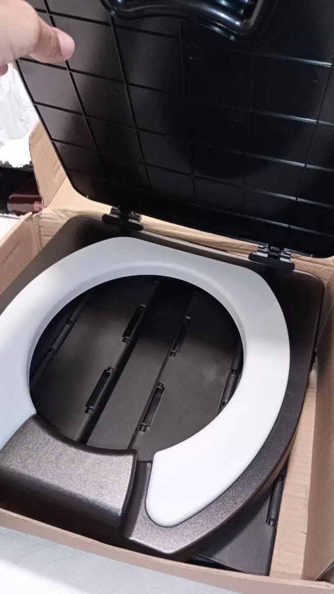 Customer photo review of Toilettes Portables Pliables