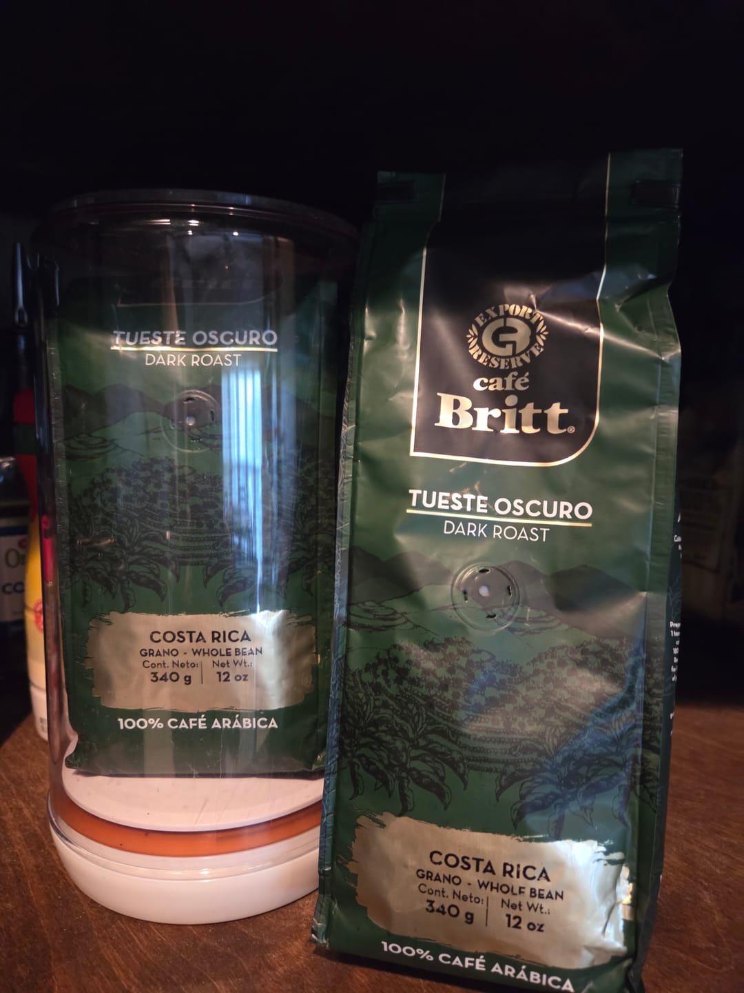 Customer photo review of COSTA RICAN DARK ROAST COFFEE