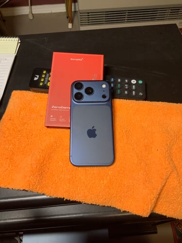 Customer photo review of iPhone 17 Pro Camera Protector - Strong Titanium (2-Pack) | ZeroDamage