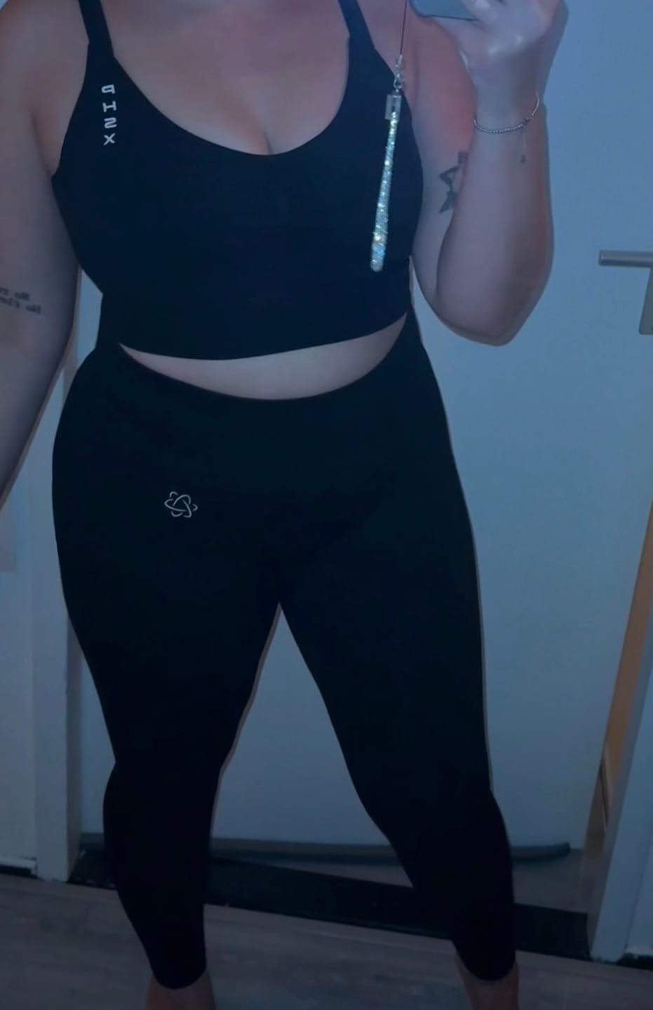 Customer photo review of SPORT LEGGING ZWART