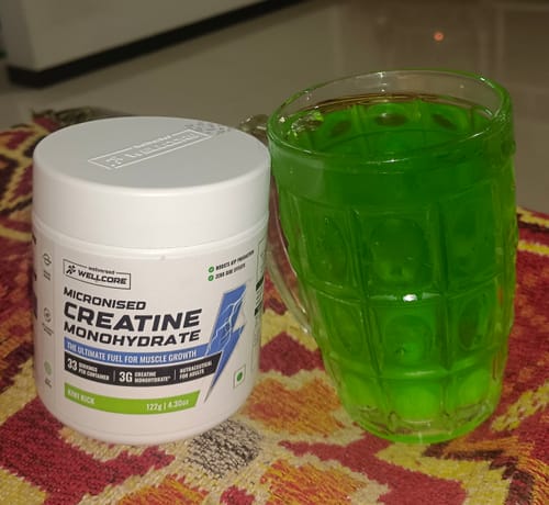Customer photo review of Wellcore - Pure Micronised Creatine Monohydrate | Kiwi Kick (122g, 33 servings)