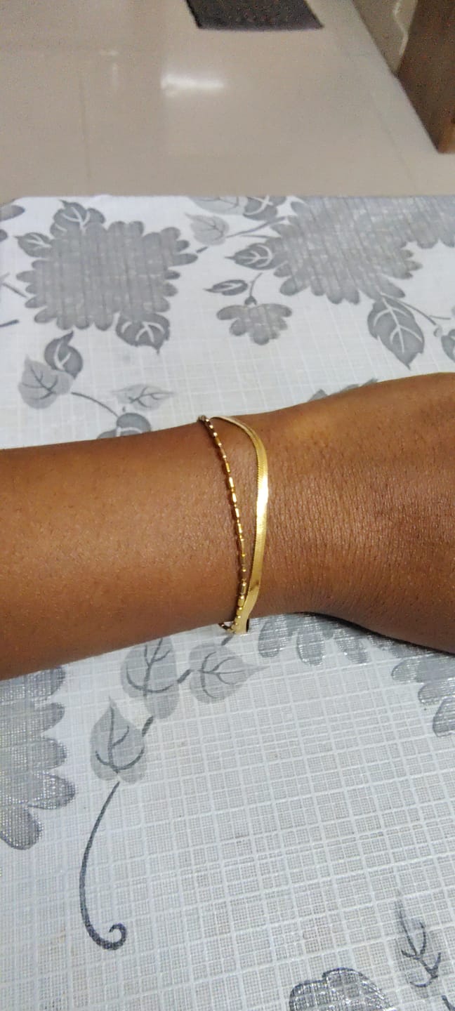 Customer photo review of Multi-layered Beaded Bracelet