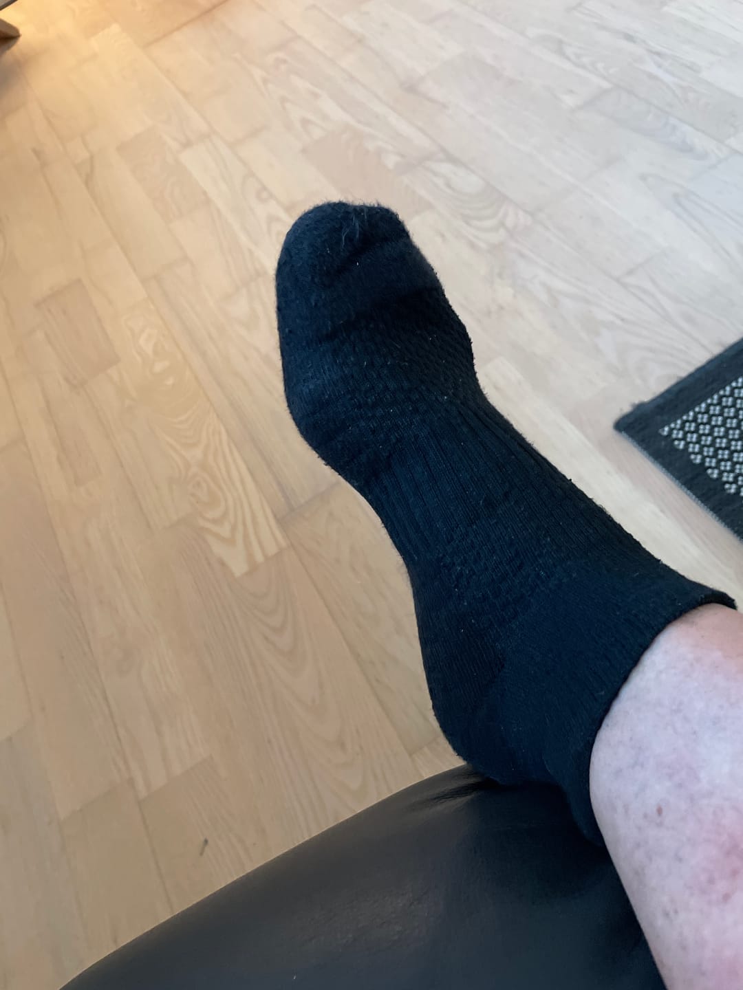Customer photo review of Ankelstrømper i bambus med kompression