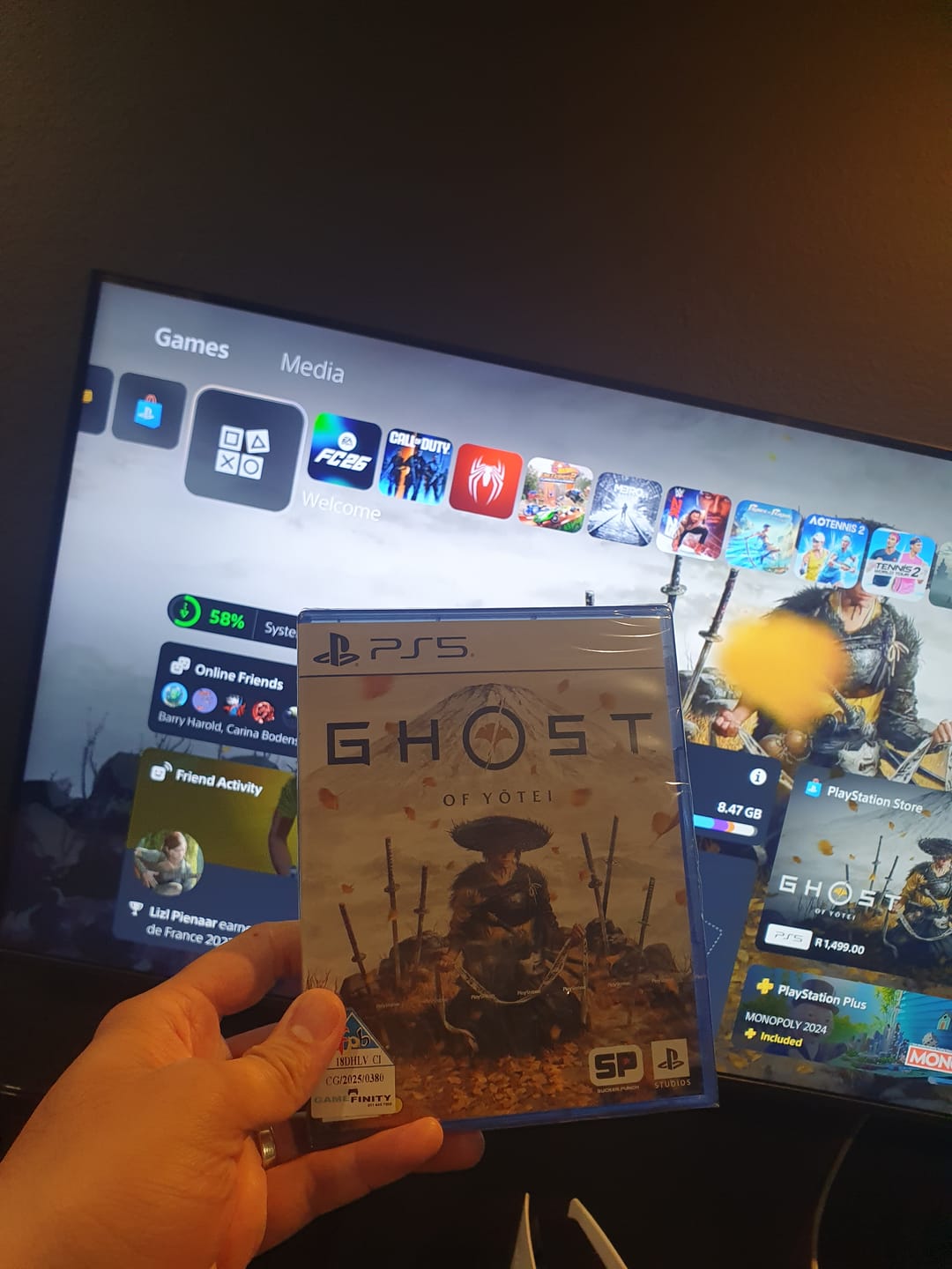 Customer photo review of Ghost of Yōtei (PS5)
