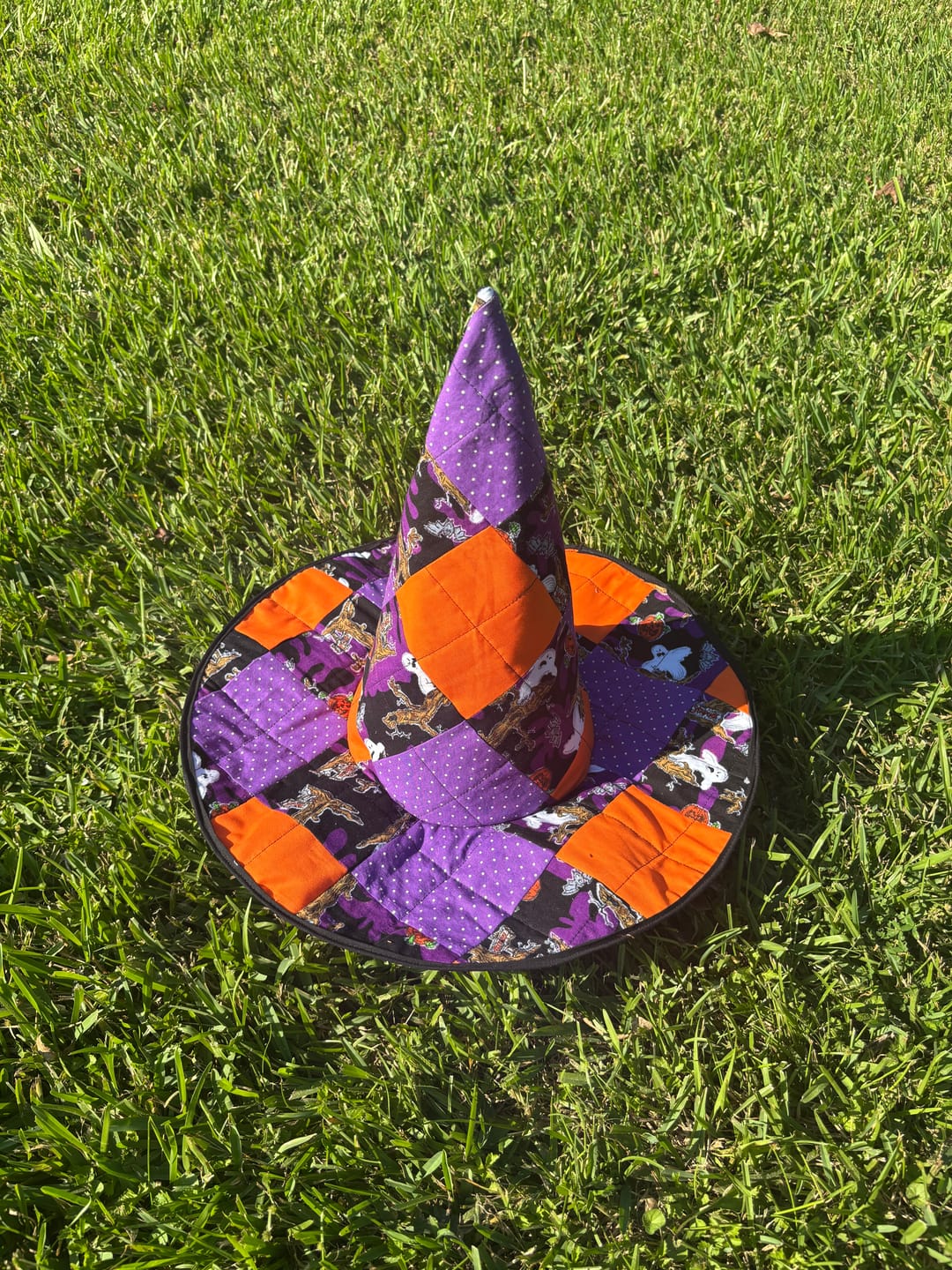 Customer photo review of Spellbound Quilted Witch Hat Sewing Pattern | Digital PDF Pattern
