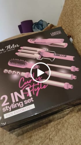 Customer video review of Set Plancha Profesional Infrarroja + Ferro 6 en 1 TITANIUM GALVANIZADO