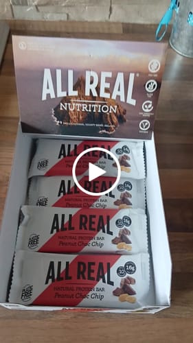 Customer video review of Choc Hazelnut Protein Bar 50g x 12 bars