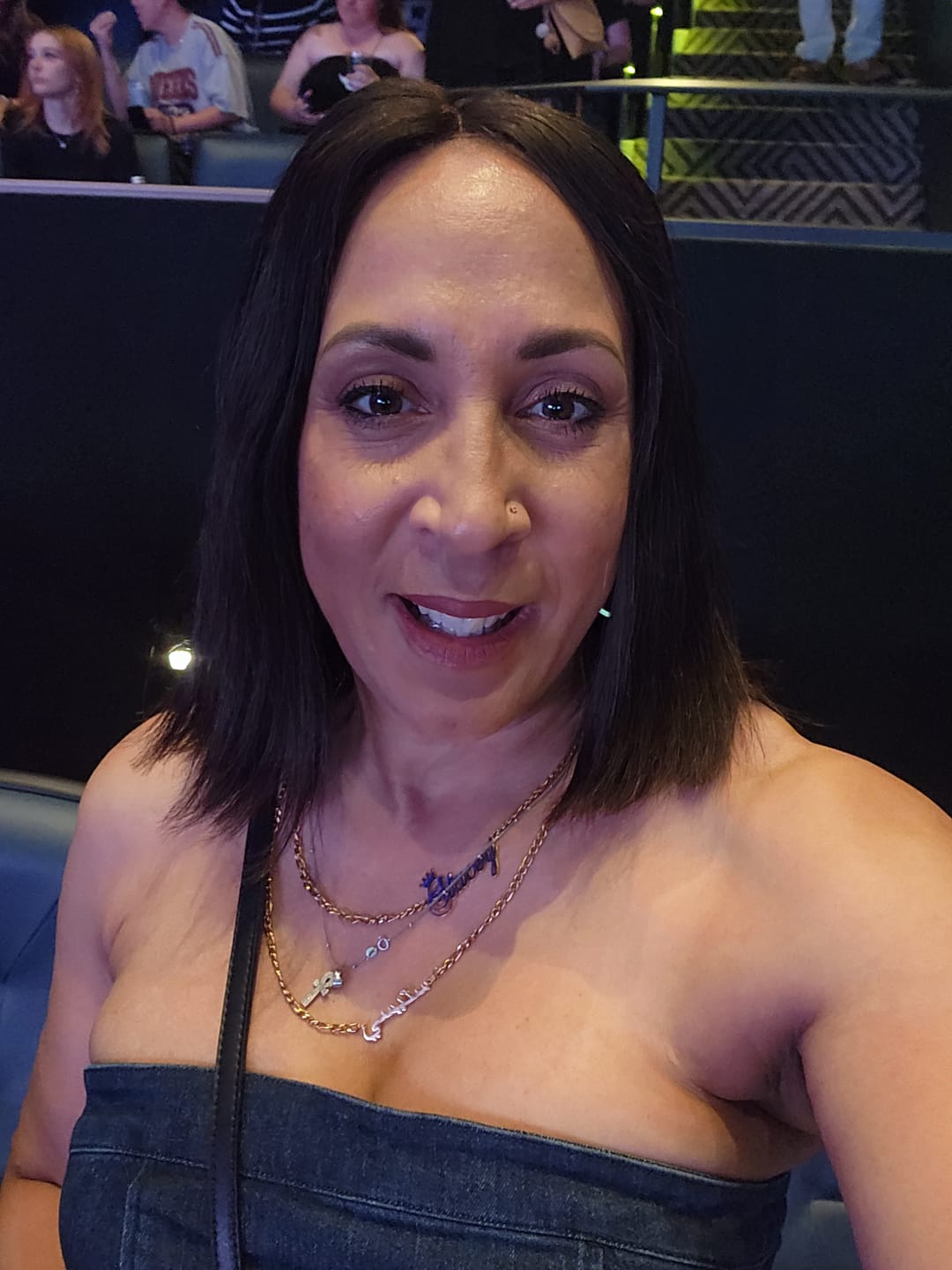 Customer photo review of Crown Name Necklace