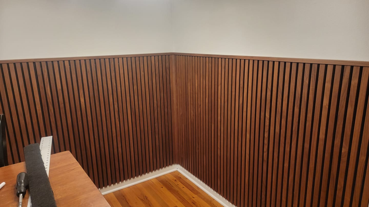 Customer photo review of Natural Walnut Trim
