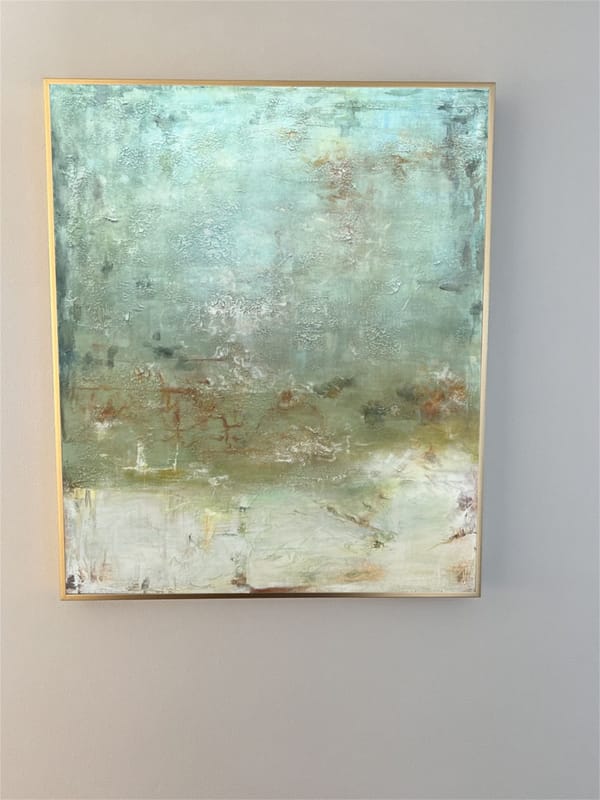 Customer photo review of Abstract Painting Canvas #AP199