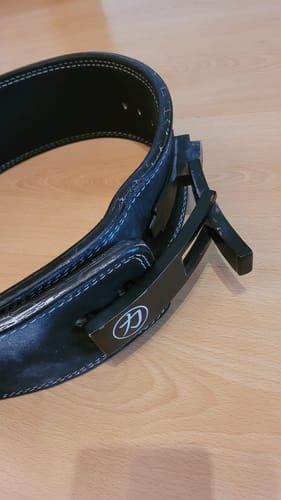Customer photo review of Black Lever Belt, 10mm - IPF Approved