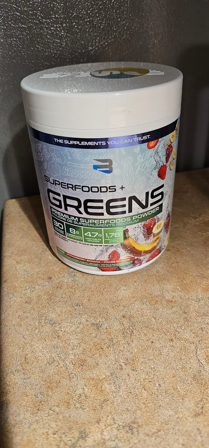 Customer photo review of Believe Supplements - Superfoods + Greens - 300g
