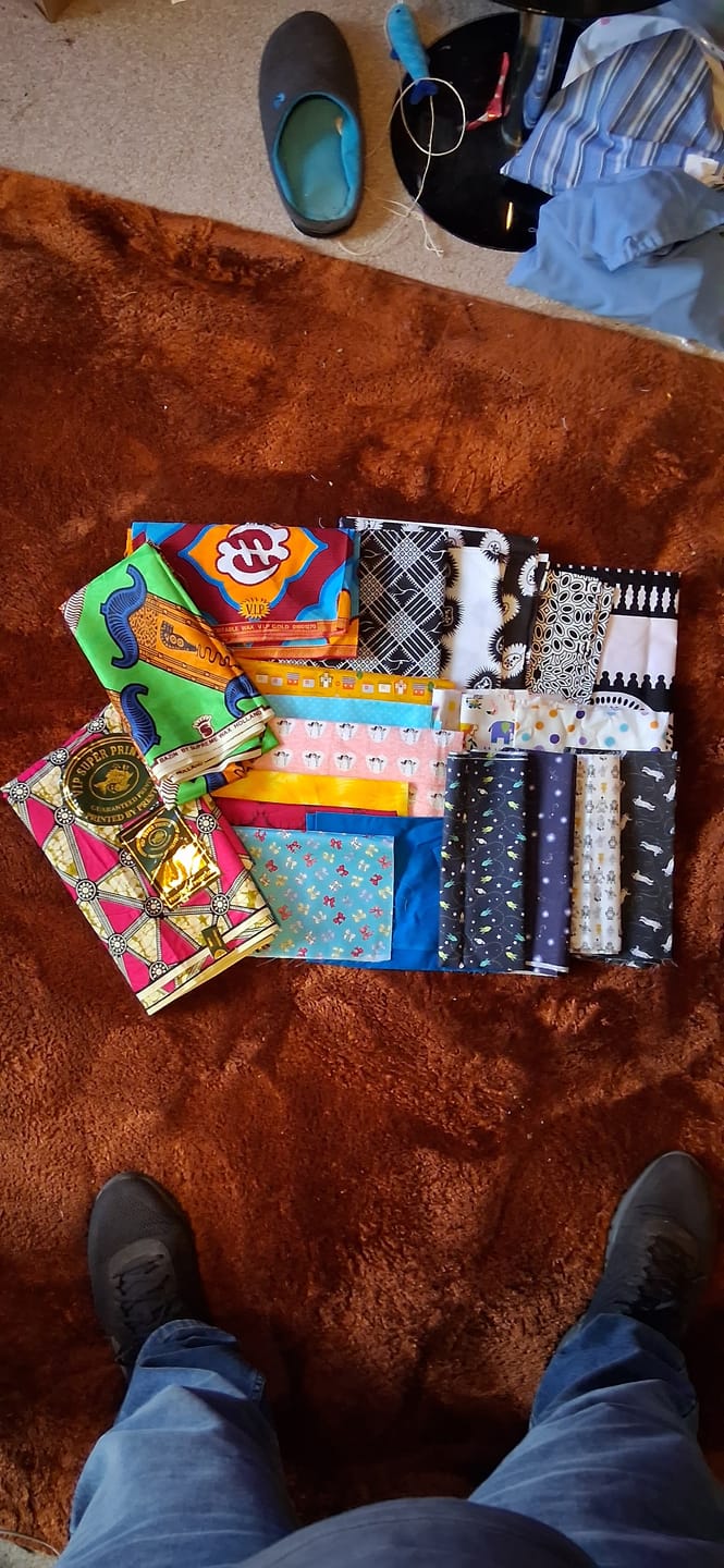 Customer photo review of Cotton Mystery Remnant Bundle