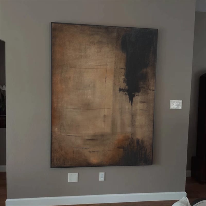 Customer photo review of Abstract Painting Canvas #AP128