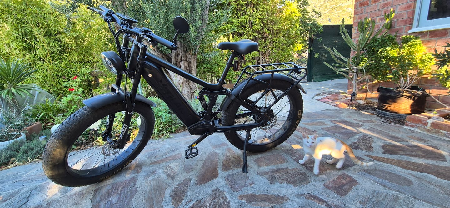 Customer photo review of Rear Rack + Rear Tail Light (for T7)