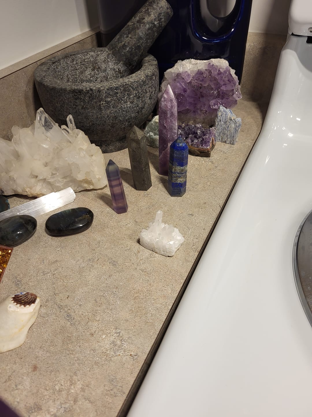 Customer photo review of Natural Hematite Crystal Point
