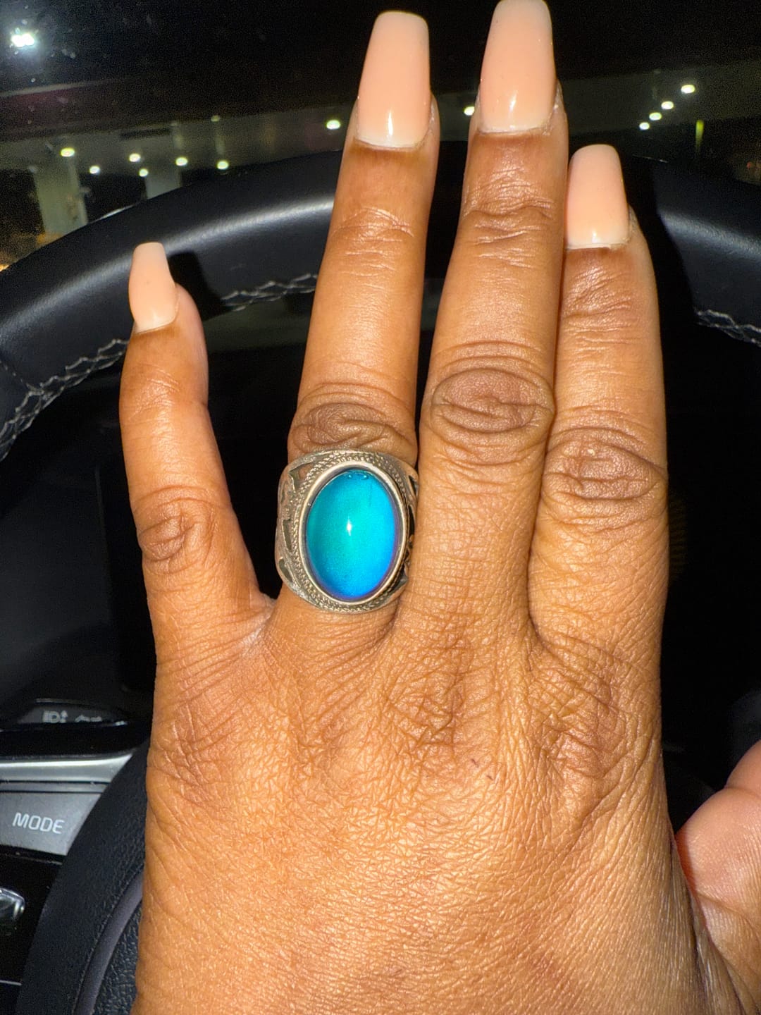 Customer photo review of New-Age Mood Ring