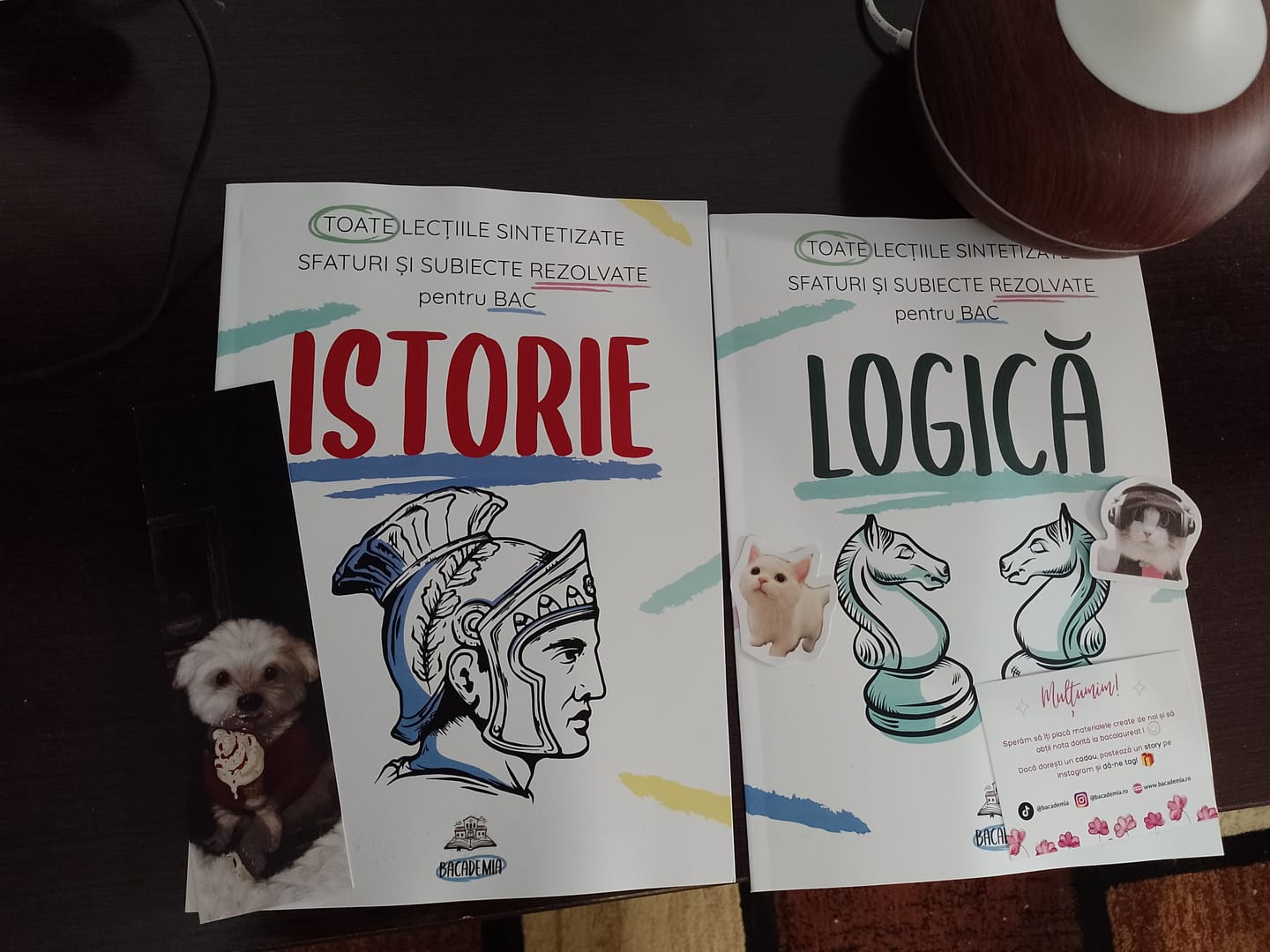 Customer photo review of Pachet Bacalaureat (Istorie + Logică) Bacademia