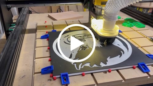 Customer video review of ColorCore HDPE Plastic - Premium Multi-Layer Engravable Sheets