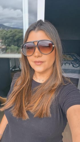 Customer photo review of Óculos Veneza