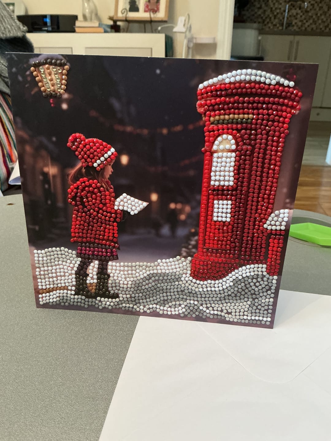 Customer photo review of 2024 Limited Edition "Festive Best of British" Set of 8 Cards