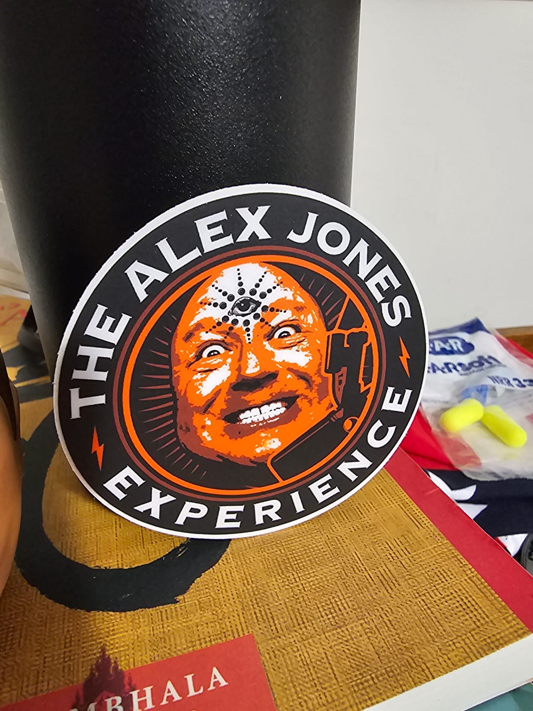 Customer photo review of Alex Jones Experience Decal