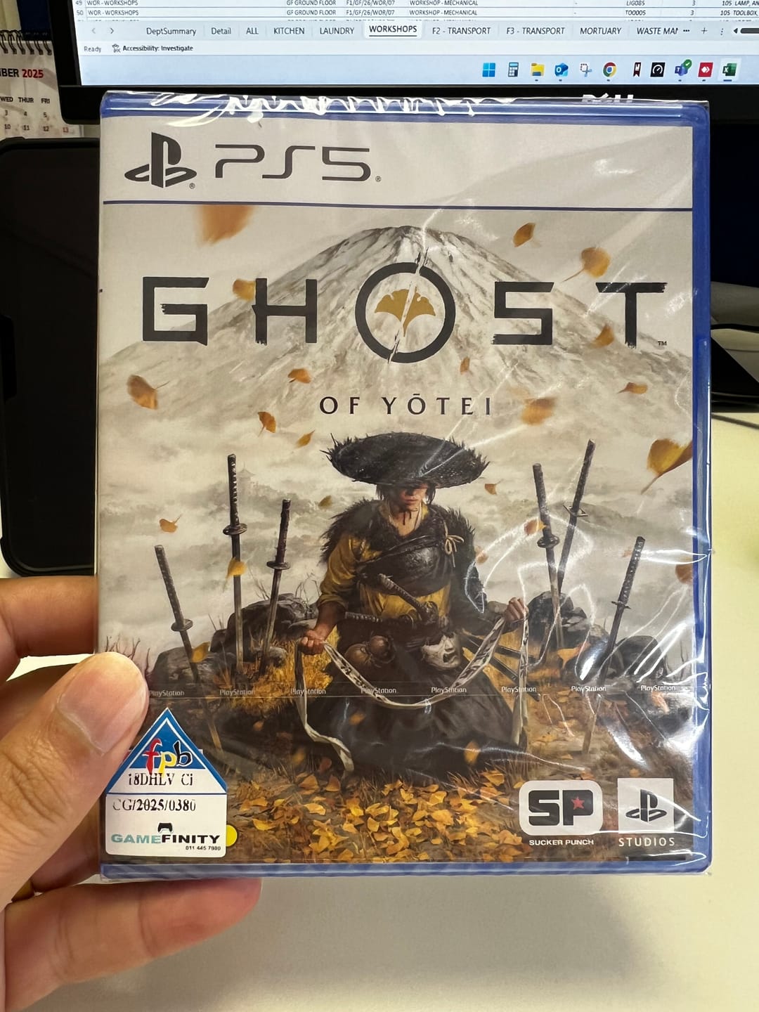 Customer photo review of Ghost of Yōtei (PS5)