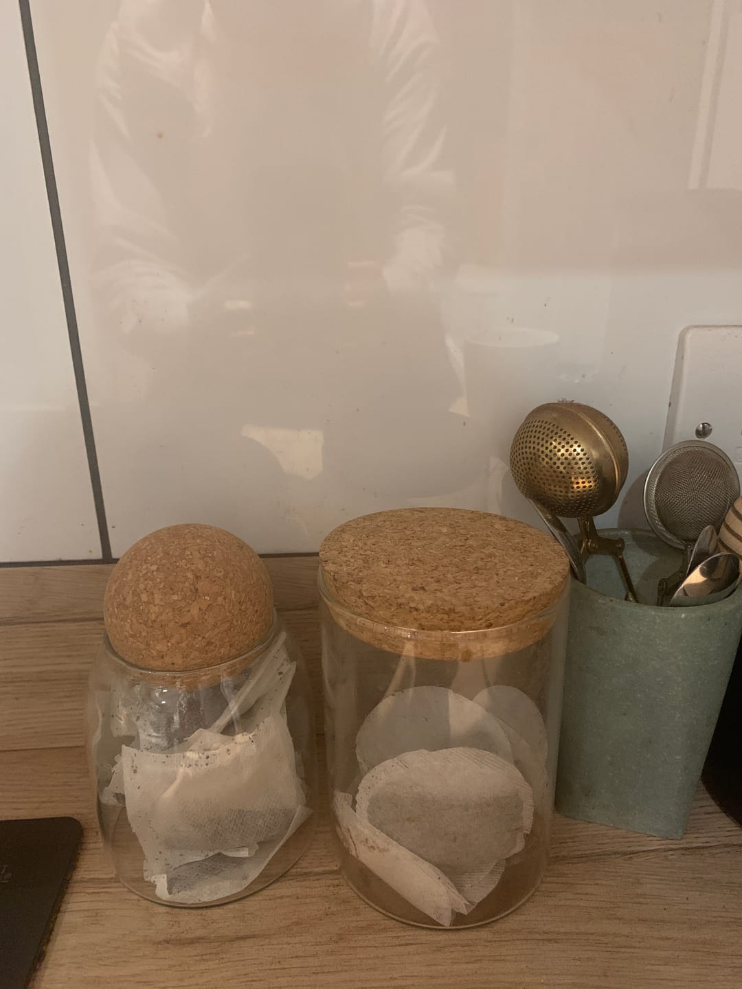 Customer photo review of Glass Jar with Cork Ball Lid 500ml (Perfectly Imperfect) - Perfekti