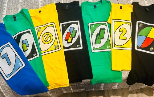 Customer photo review of DTF Transfers By Size