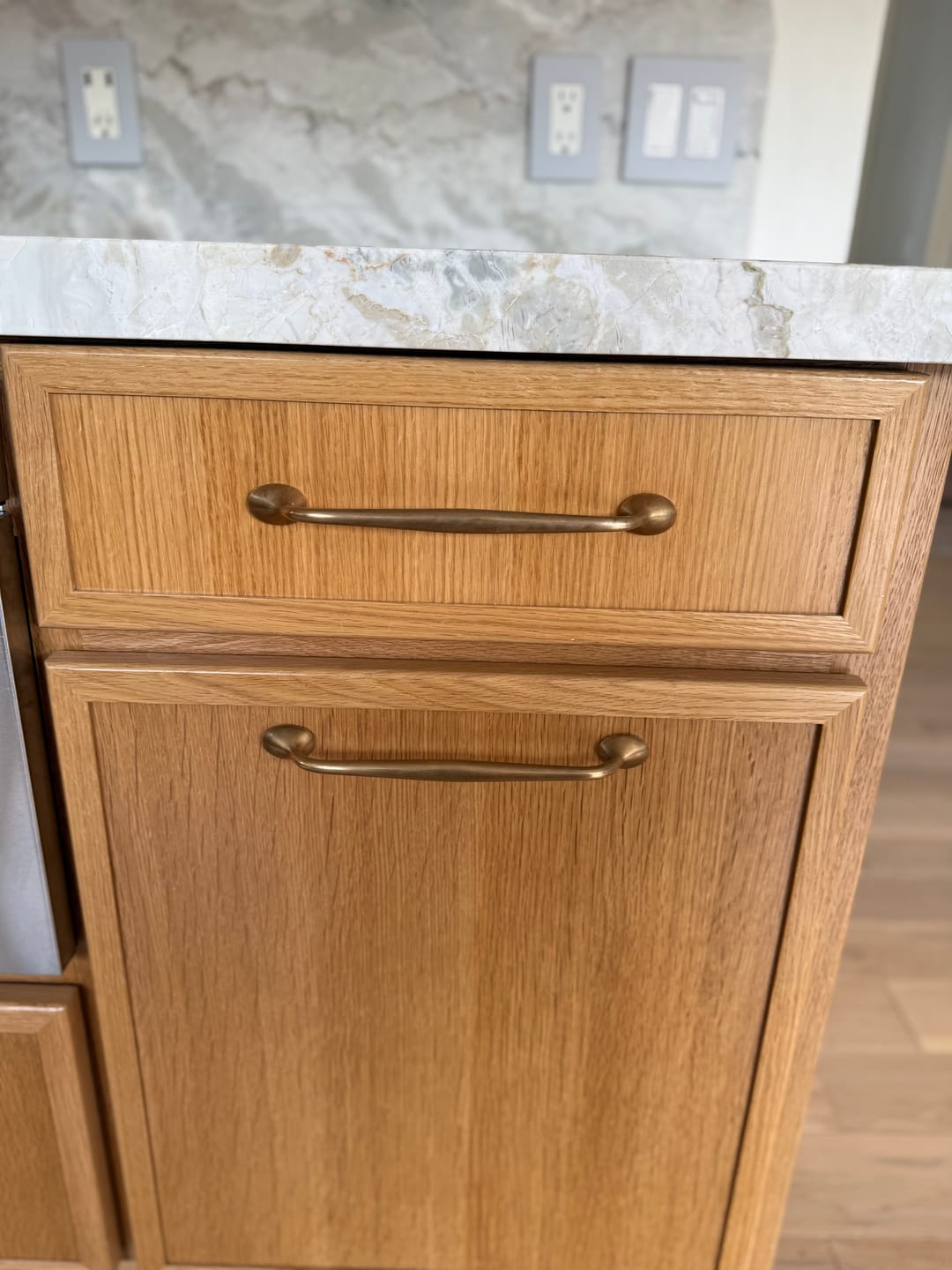 Customer photo review of Richmond Cabinet Pulls - Antique Brass