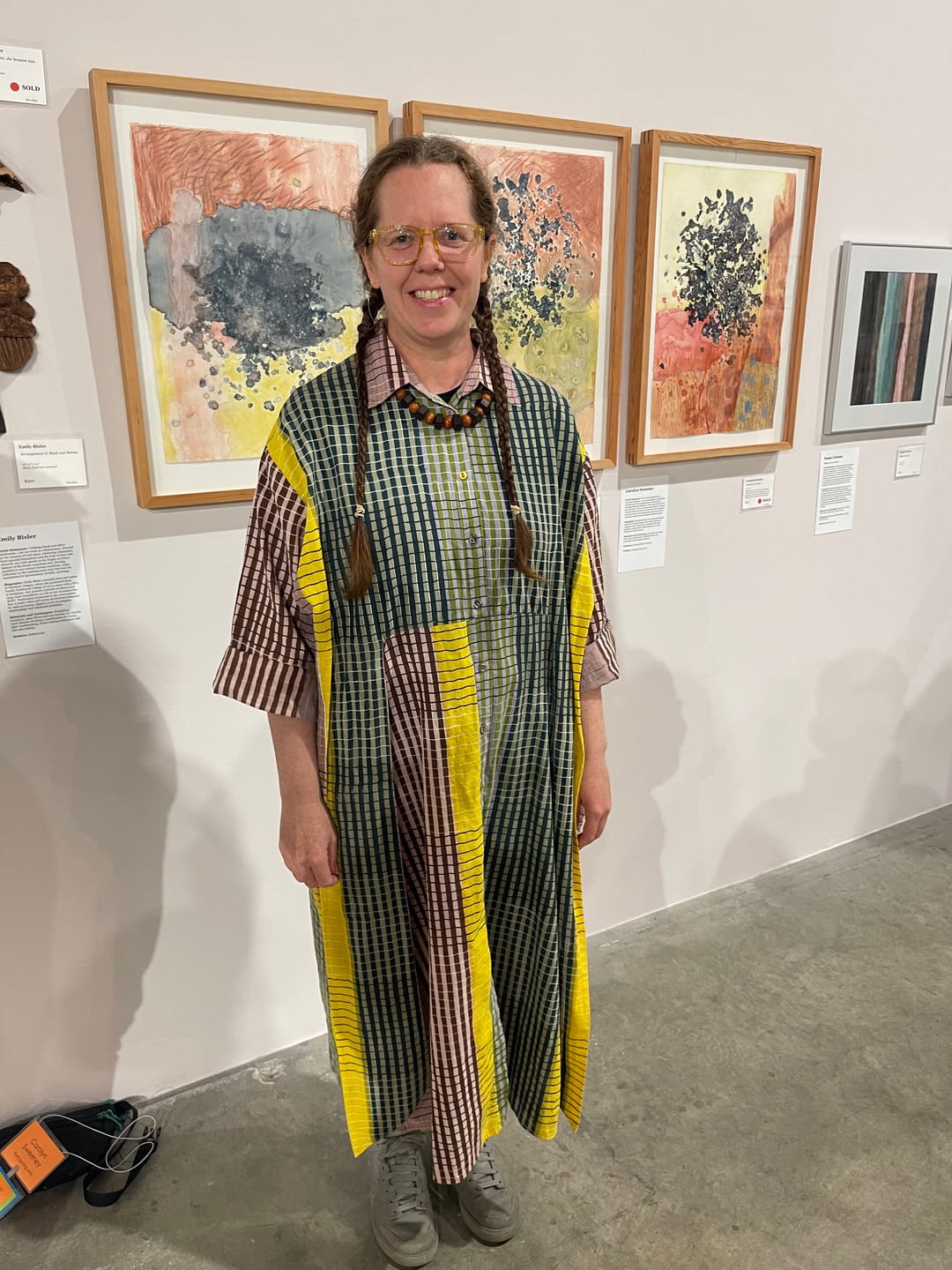 Customer photo review of ALEXANDRA SHIRT DRESS | INK GRID