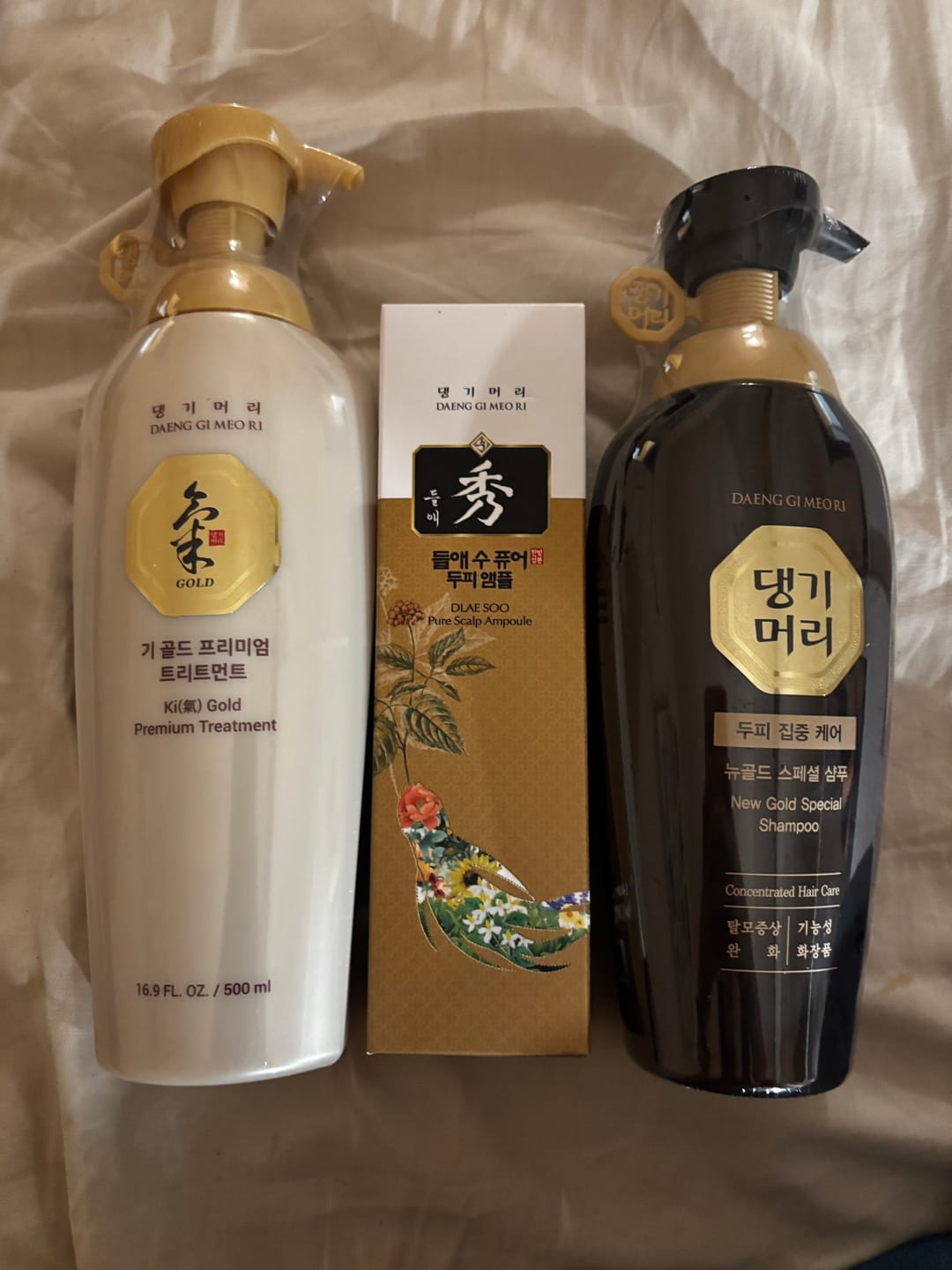 Customer photo review of Пептиден серум за бърз растеж и възстановяване на косата Doori Златен еликсир