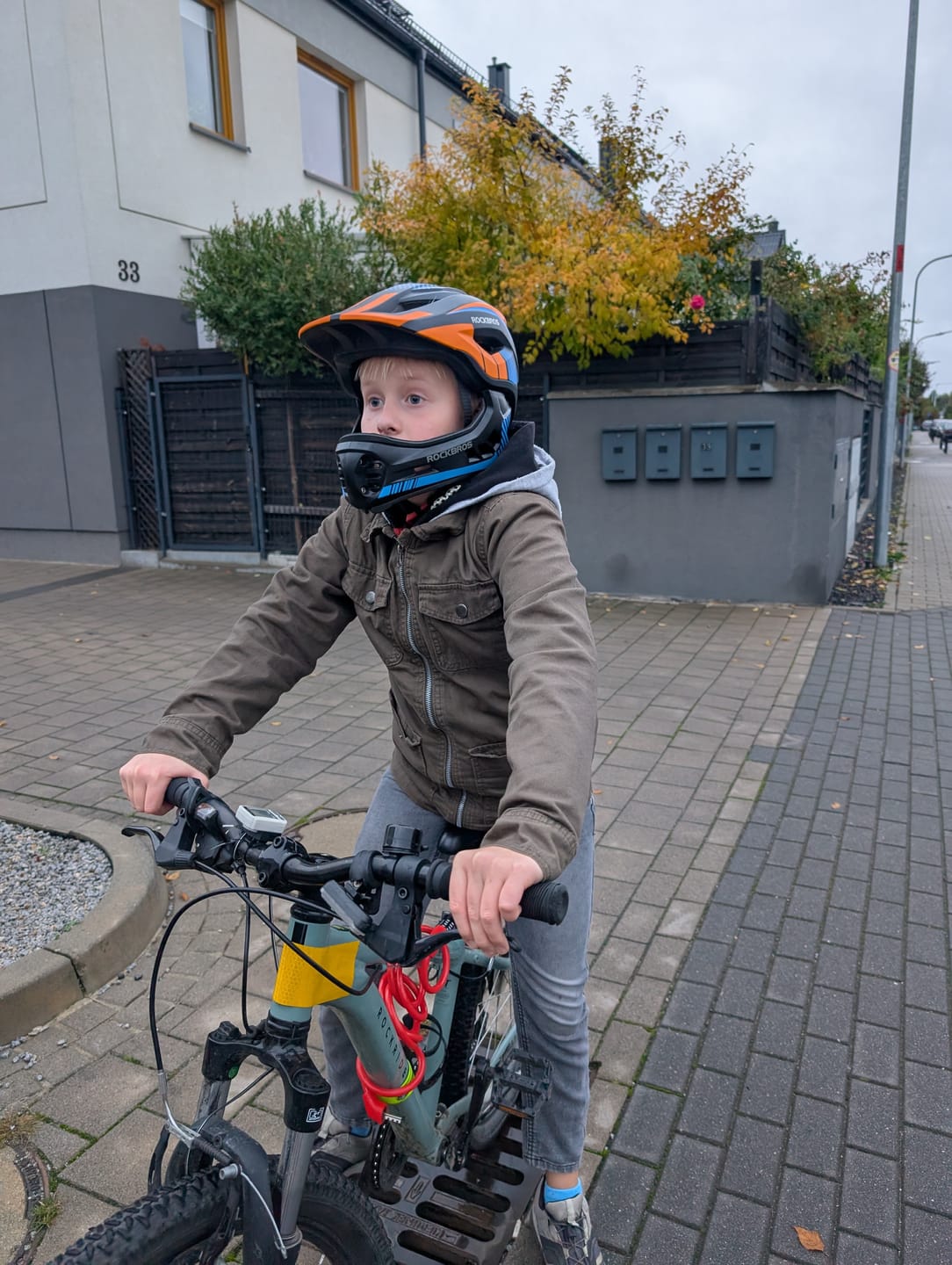 Customer photo review of Kaski Rowerowy dla Dzieci z Odpinaną Osłoną Podbródka -TT-32