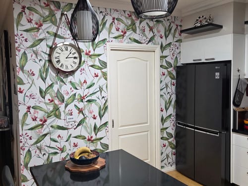 Customer photo review of Australian Native Garden - Australian Native Watercolour Easy Wallpaper