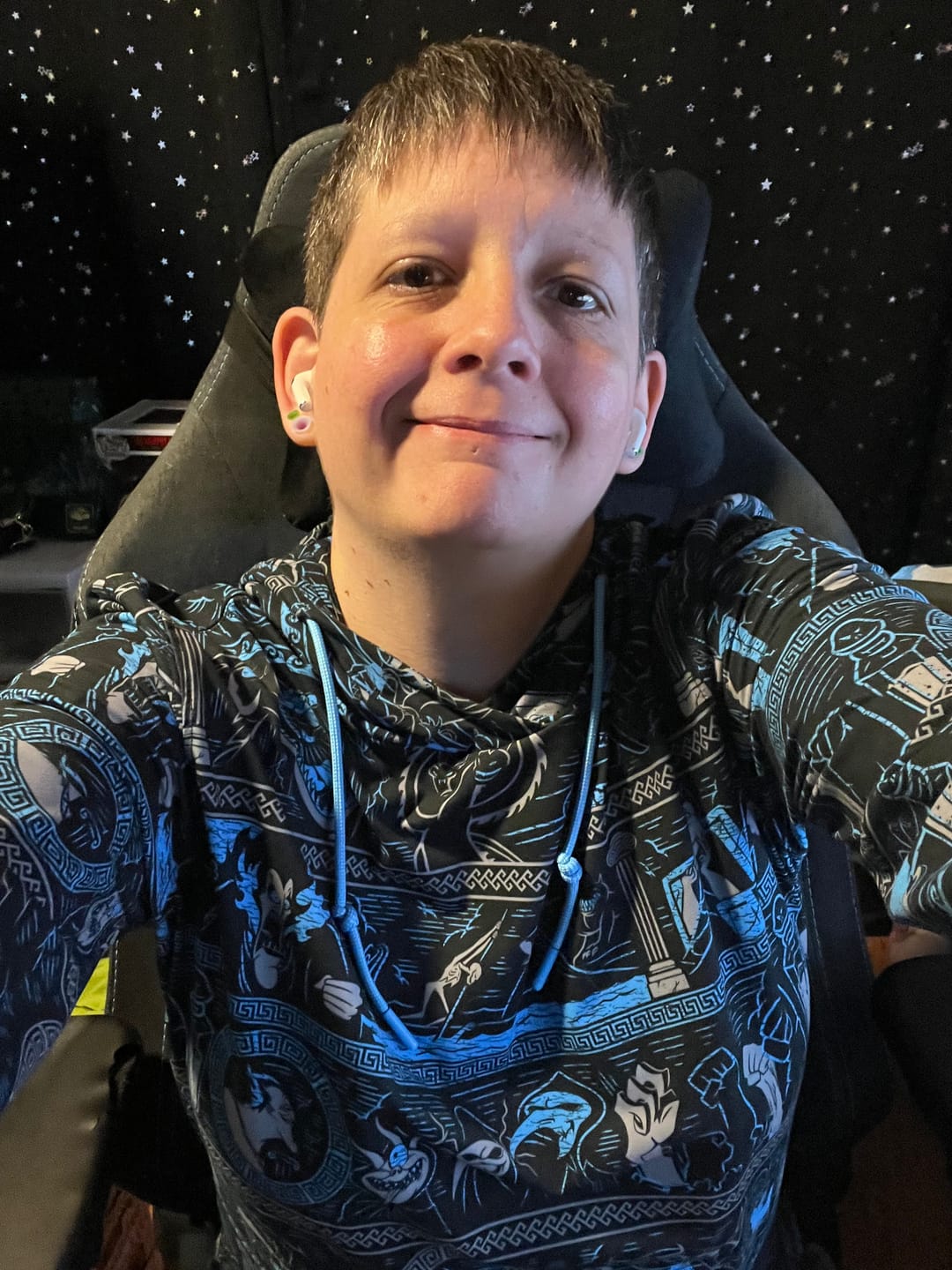 Customer photo review of Disney Villains "Hades Gonna Hate" – Performance Hoodie